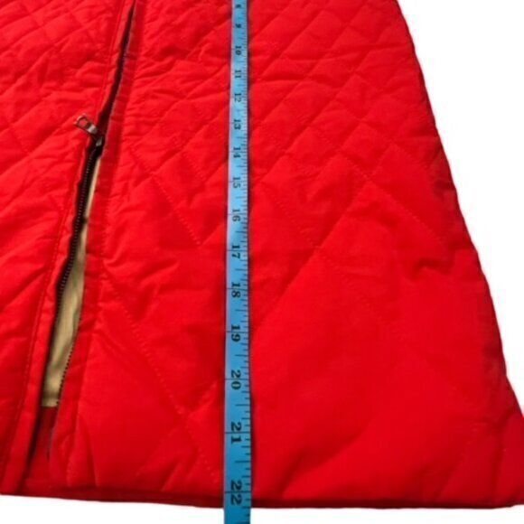 Anthropologie Postcard Red Quilted Skirt Full Zip Floral Size 6‎ Made in Italy - Picture 11 of 16